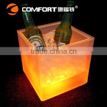 Personalized Unique Plastic Led Light Cube Beer Ice Box photo-2