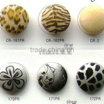 High quality imitation animal fur resin button