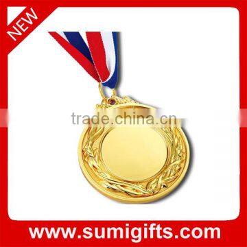 Advertising Olympic Metal Medal With Ribbon