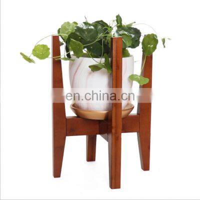 Modern Bamboo Flower Pot Holder Natural Bamboo Indoor Outdoor Modern Home Decor assembly