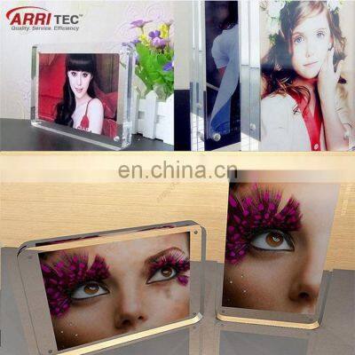 Thickness Frameless Picture Frame Magnetic Acrylic Photo Frames Wholesale photo-5