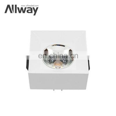 Classic White Aluminum Recessed Hotel Ceiling Room Wall Decoration COB 12W Led Spot Lamp