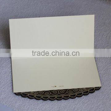 Classical Custom Wooden Laser Cut Wedding Invitation Card in Japanese photo-3