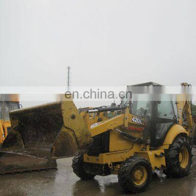 USA original used Caterpillar 420E backhoe loader on sale in Shanghai