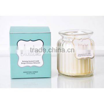 200G Luxury Natural Scented Soy Candle in Glass Jar SA-2498