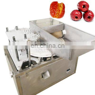 Dates Syrup Making Machine Automatic Yellow Peach Core Pitting Machine Dried Apricot Plum Prunes Cutting Kernel Removing Machine photo-2