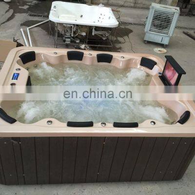 Japanese High Quality Best Commercial Balcony 8 Person Outdoor Hot Tub Spa Extra Large With tv photo-3