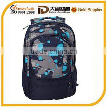 2014 New Fashionable Colorful 600D Polyester Teenage School Backpack