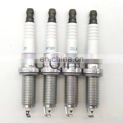 Custom Logo Brand Auto Electrical Parts Engine Spark Plug For NISSAN MAZDA TOYOTA BENZ INFINITI 22401-1LA1C  DILKAR7B11