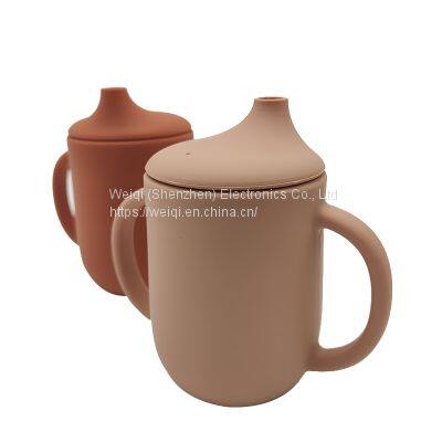 Weiqi Silicone Straw Cups for Kids Toddler Training Drinking Cup With Lid photo-4
