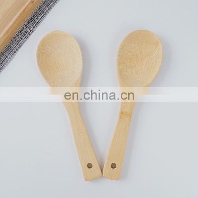 Kitchen Bamboo Cooking Spatula Spoon Set Organic Eco-friendly Bamboo Rice Spoon