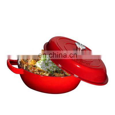 Cast Iron Non Stick Cookware Set Enamel Cooking Pot photo-5