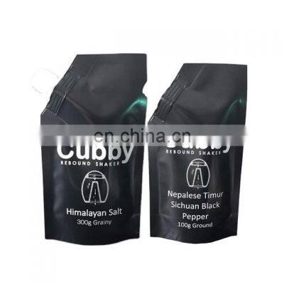 new style Biodegradable food packaging aluminium foil containers , standing pouch with spout pouch