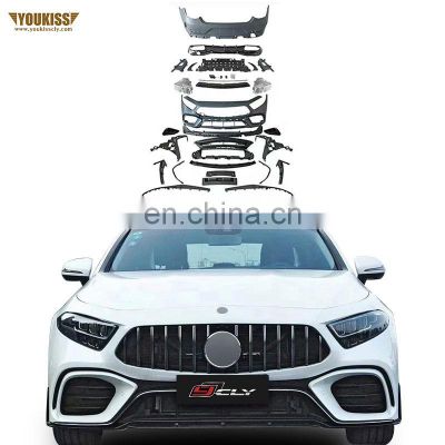 2019-2021 Hot Selling Front Rear Car Bumpers For Benz CLS W257 C257 Upgrade AMG-GT63S Grille Rear Diffuser Exhaust Pipe Body Kit