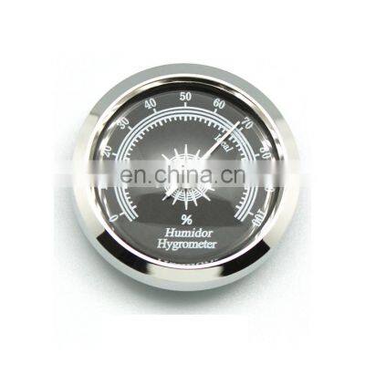 Metal Round Cigar Humidor Hygrometer photo-3
