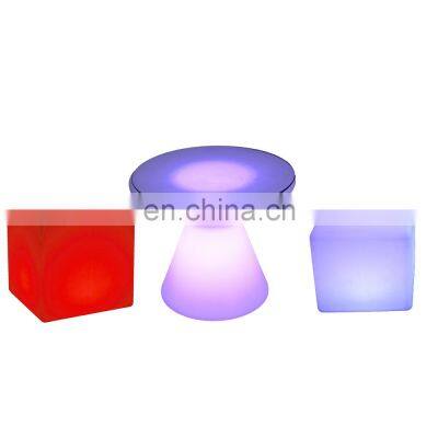 led bar furniture rentals party tables rgb light cube decoracion para eventos cube LED light