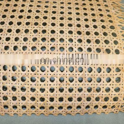 High Quality Vietnam PE Plastic Raw Material Rattan Cane Roll Rattan Webbing Materials