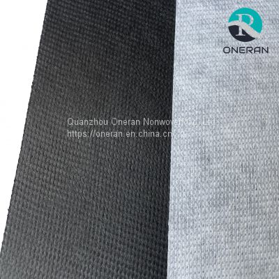 Stitch-bonded Fabrics 14 /18/22 Count Black Mattress Covers Polyester recycled printing polyester Stitchbond Nonwoven Fabric Materials for Bag