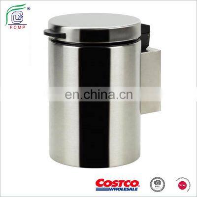 High Quality Pedal Bin Stainless Steel Hotel Wall Mounted Bin photo-2