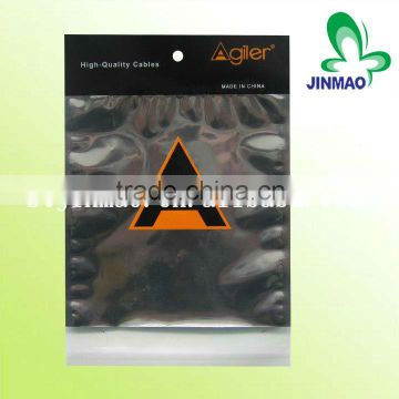 Perforated plastic bags with header