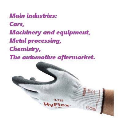 Gants industriels anti-coupe, anti-dérapant et anti-statique photo-2