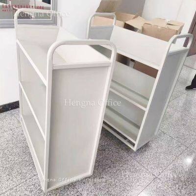 Rolling Book Cart for Corporate Offices – Efficient Storage for Meeting Materials, Reports, and Documents