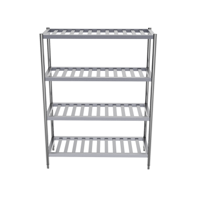 Stainless Steel Easy Install Commercial Storage Shelving Metal Rack for Food Processing Industry