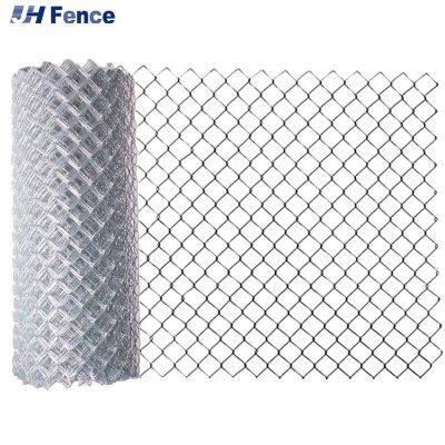 9 Gauge Galvanized Diamond Wire Mesh Fence for Highway and Railway Temporary Use photo-4