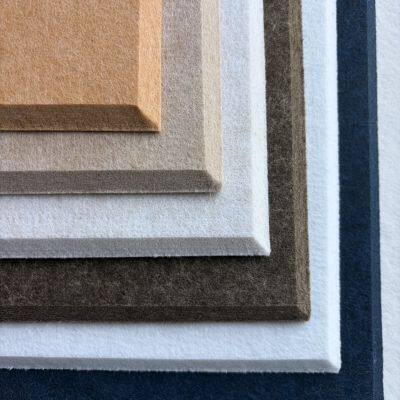 12mm Thickness of Echo Reduce Fireproof Suspended PET Felt Acoustic Ceiling Tile Panels photo-4