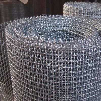 Wholesale Galvanized Square Woven Wire Mesh / Stainless Steel Crimped Wire Mesh