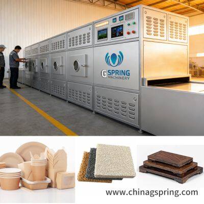 Промышленная микроволновая печь большой емкости для сушки и стерилизации бумаги, дерева и керамики