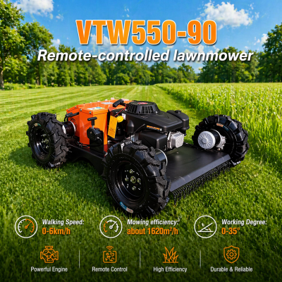 Commercial Remote Lawn Mower Hydraulic for Vineyard Roadside Orchard and Fire Prevention Land Clearing Mower