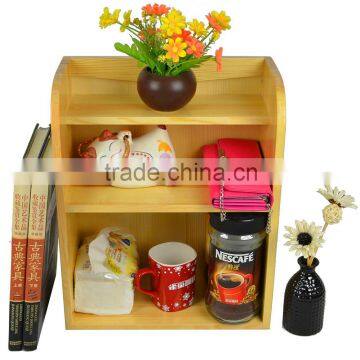 Solid wood luggage carrier/pine wood display shelf/retail store wood display