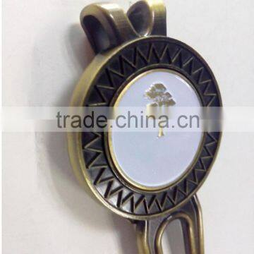 personalized design high quality plain golf club metal golf divot with ball marker1646