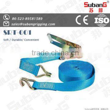 trade assurance pe 50mm lashing belt ratchet tie down