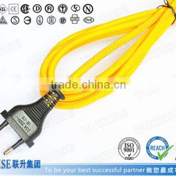 Colored Braided Electric Lighting Textile Cable for lamp