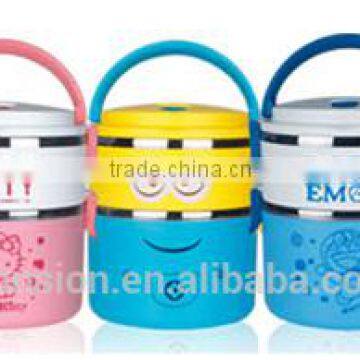 Metal Material and Freshness Preservation Food Container Feature 2 layers stainless steel lunch box