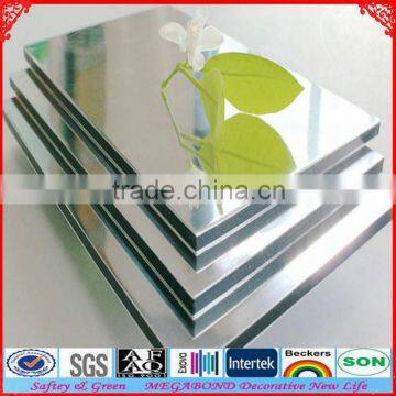 Siliver Wall Mirror Stainless Steel Sheet Aluminum Mirror Panel