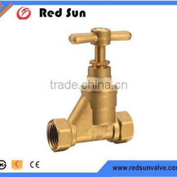 HR4030 Factory Manufacture Forged Brass Handle Water Bibcock Stop Valve