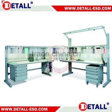 Adjustable industrial work bench with CE mark (Detall)