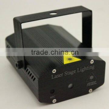 Multi Pattern Mini Laser Stage Lighting with RG colosr in 6 Patterns