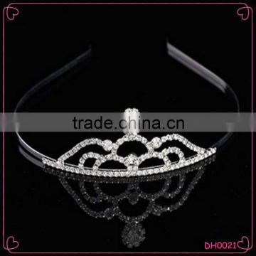 Beautiful shinning European pageant ladies crown high-end hair accessories wholesale