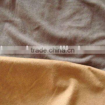 90%polyester 10%spandex suede fabric/4 way stretch fabric/overcoat fabric