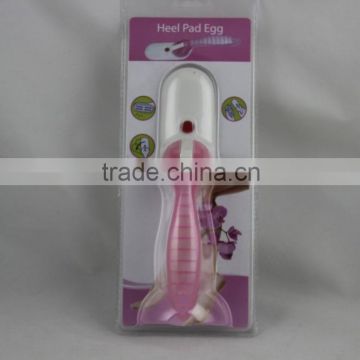 New product Multi-function Rotate Heel Pad Egg,Foot File,Cuticle Trimmer