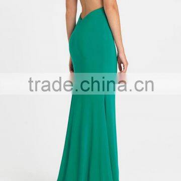 New Style Embroidery Seqins Gorgeous Crystal V Neck Women Sexy Formal Dress photo-2