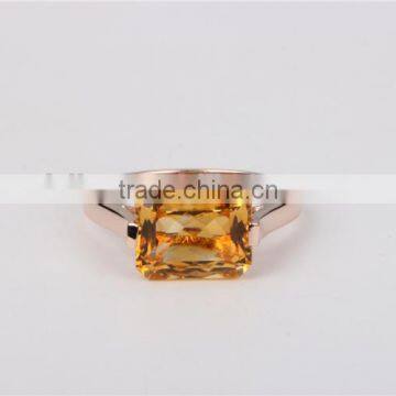 New Design Ladies Lucky Stone Finger Rose Gold Ring 2016 photo-4