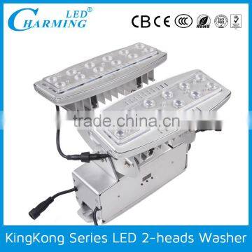 Led two head wash light 32W rgb outdoor led lights wall washer