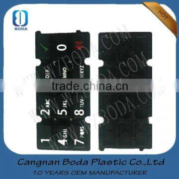 Professional electronic silicone key button with CE certificate