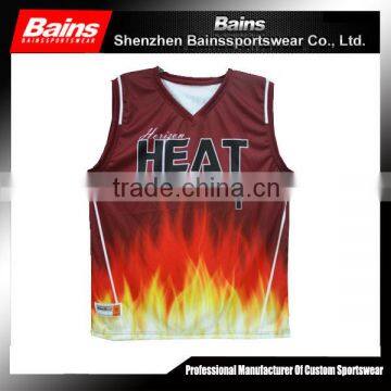 Best selling no moq custom basketball jersey design 2013/2014