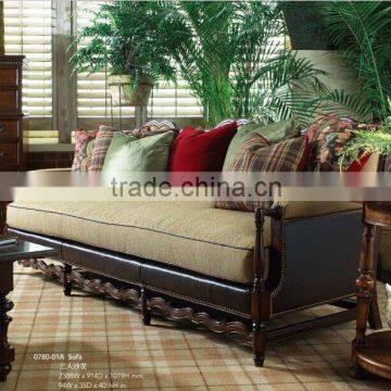 2015 modern design american country style living furniture fabric sofa set